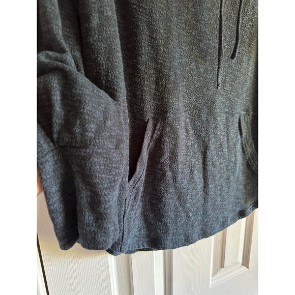 Prana Women’s Cowl Neck Sweater Size Large Navy Blue - Picture 2 of 4